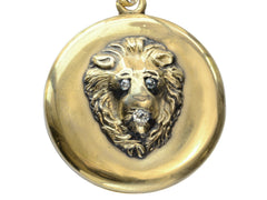 thumbnail of c1890 Diamond Lion Locket