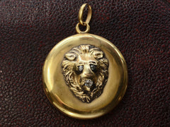 thumbnail of c1890 Diamond Lion Locket