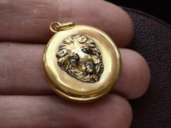 thumbnail of c1890 Diamond Lion Locket