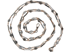 thumbnail of c1890 Long Niello Chain (shown on white background)