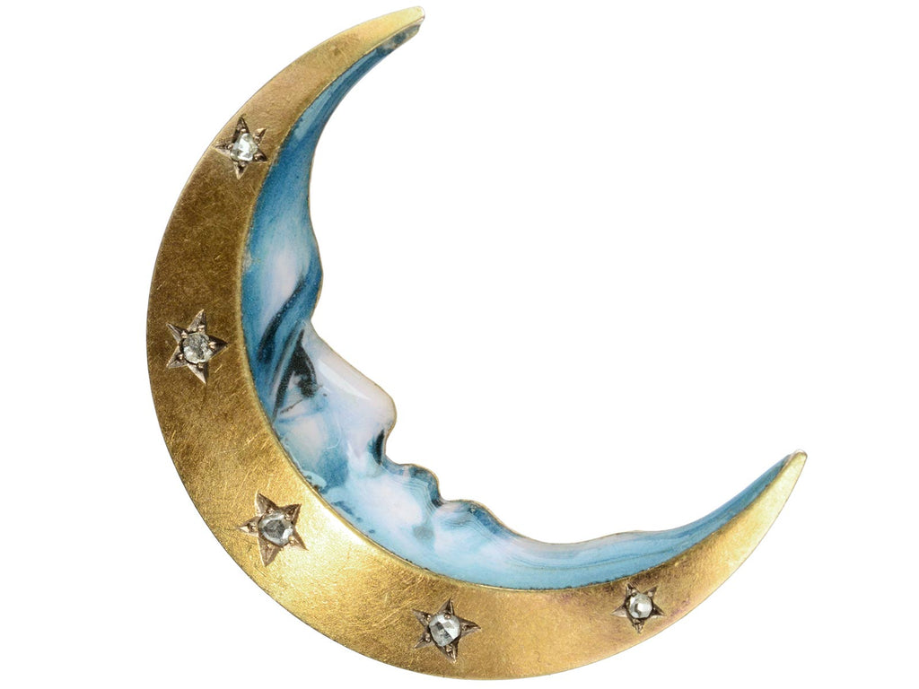 c1890 Man in the Moon (on white background)