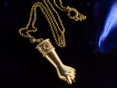 c1950 Gold Figa Necklace