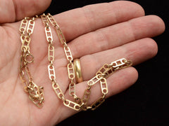 thumbnail of c1980 Mariner Link Chain (on hand for scale)