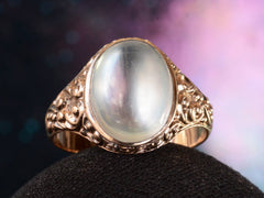 thumbnail of c1900 Edwardian Moonstone Ring (detail)