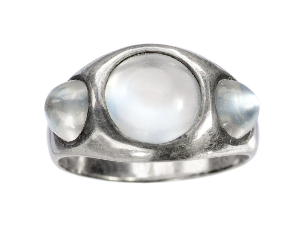 c1900 Moonstone Ring (on white background)