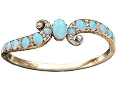 thumbnail of c1900 Nouveau Opal Bracelet (on white background)