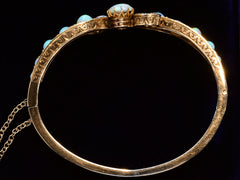 thumbnail of c1900 Nouveau Opal Bracelet (profile view)