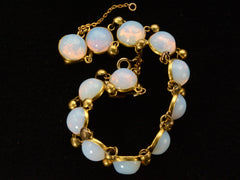 thumbnail of c1890 Opaline Bracelet (side view)