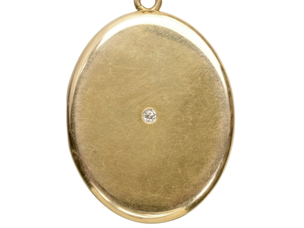 Large Diamond Locket c1900 Large Diamond Locket – Erie Basin