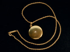 thumbnail of c1900 Pearl Locket Necklace (shown with chain)