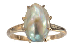 thumbnail of c1900 Blister Pearl Ring (on white background)