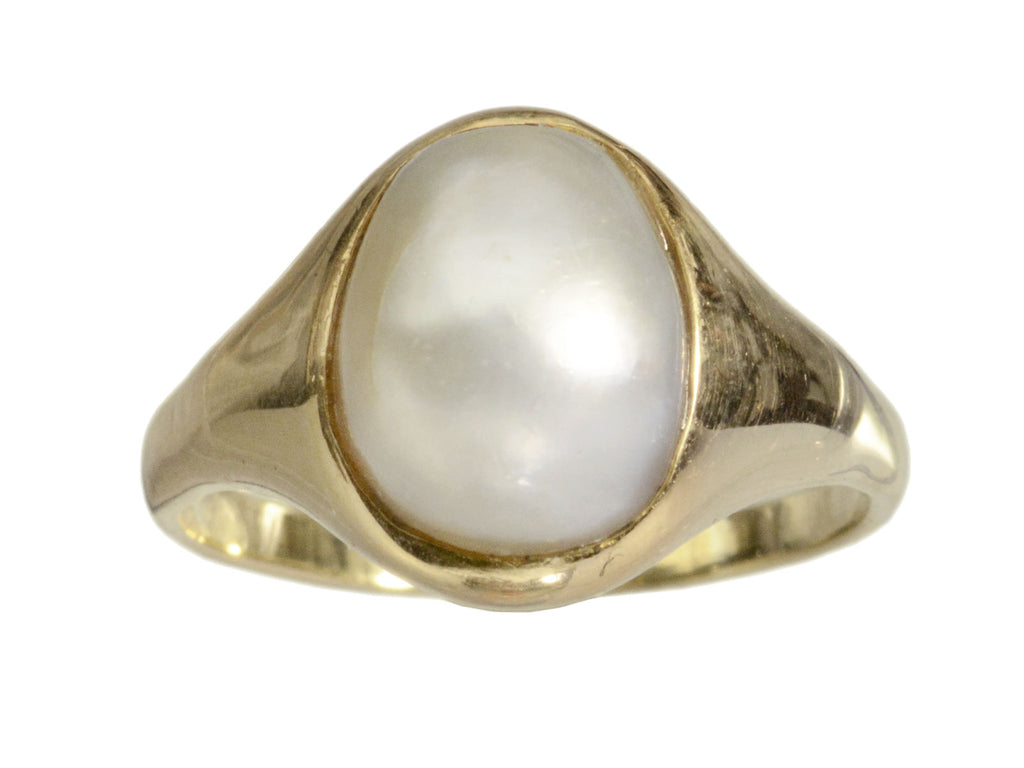 c1910 Pearl Ring (on white background)