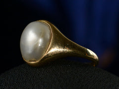 c1910 Pearl Ring (side view)