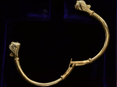thumbnail of c1880 French Pharaoh Cuff (shown open)