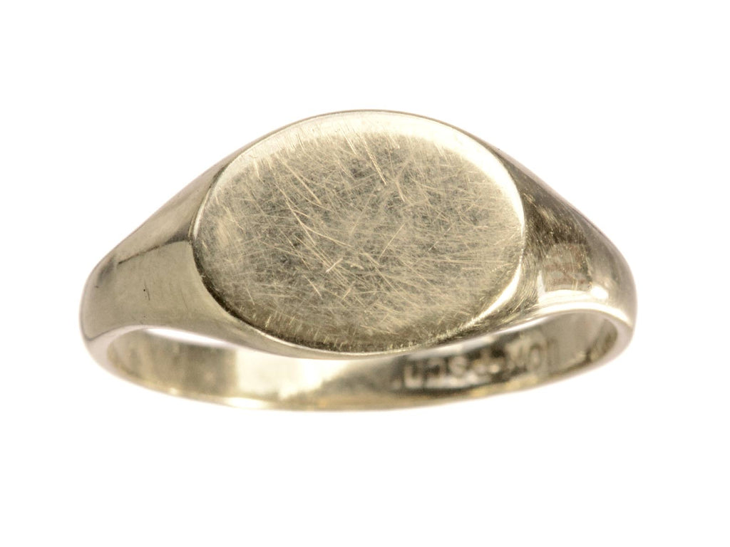 c1950 Plain Oval Signet (on white background)