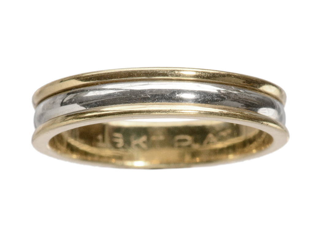 c1950 Platinum & 18K Band (on white background)