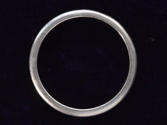 thumbnail of 1931 Platinum Wedding Band (side profile view on black background)