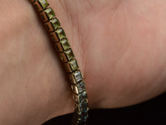 thumbnail of c1980 Rainbow Gem Bracelet (on hand for scale)