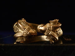 thumbnail of c1960 Ram's Head Ring (on black background)