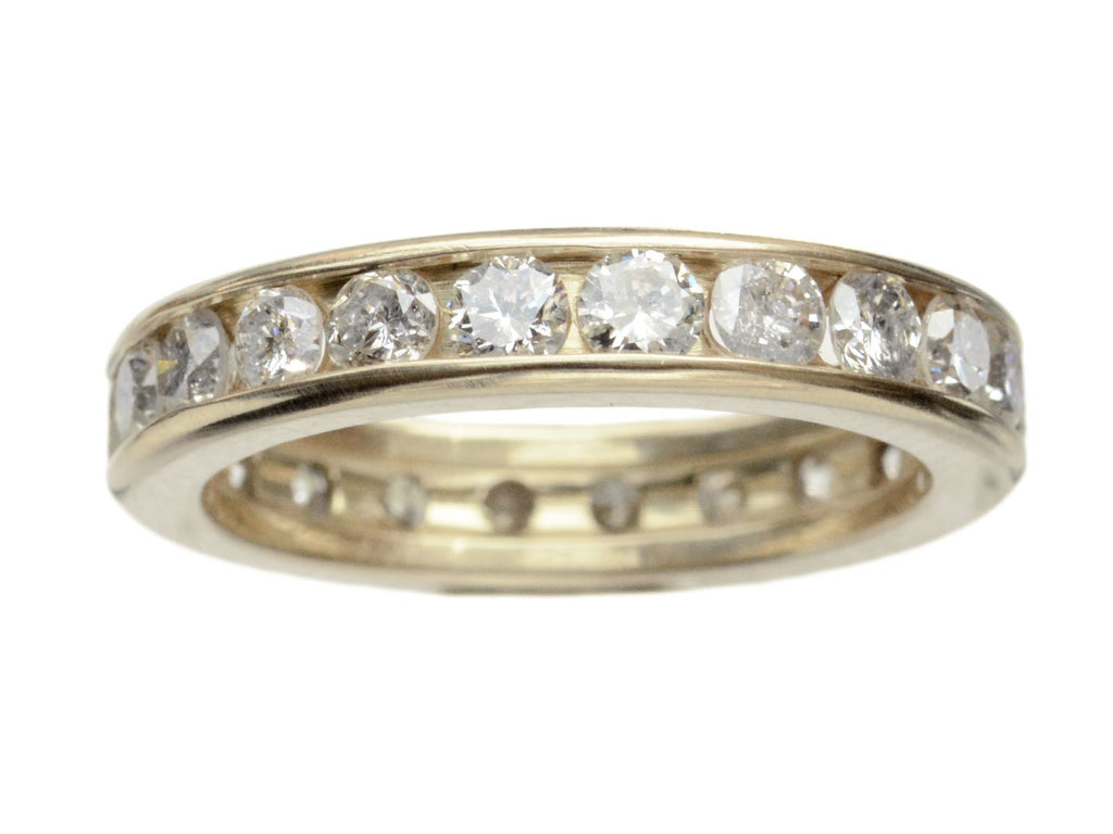 c1980 Diamond Eternity Band (on white background)