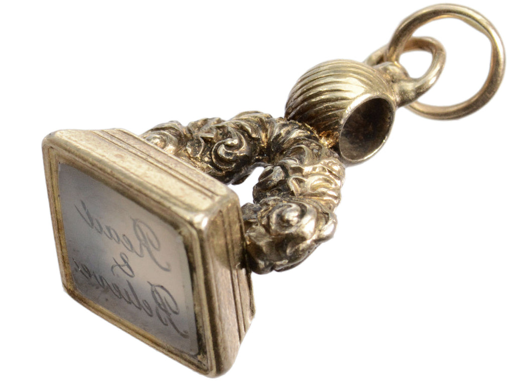 c1830 "Read & Believe" Fob Pendant (shown on white background)