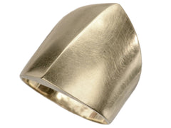 c1980 Ridged Gold Ring