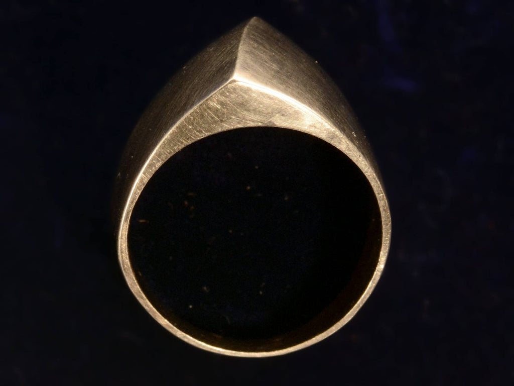 c1980 Ridged Gold Ring