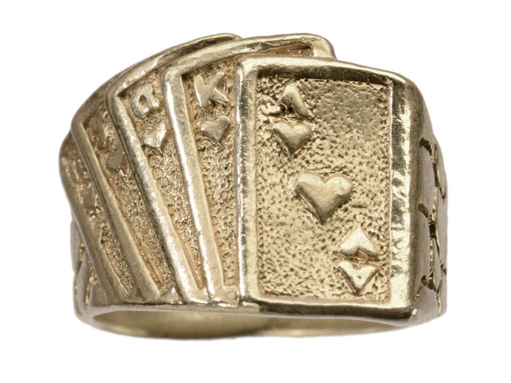 c1990 Royal Flush Ring (on white background)
