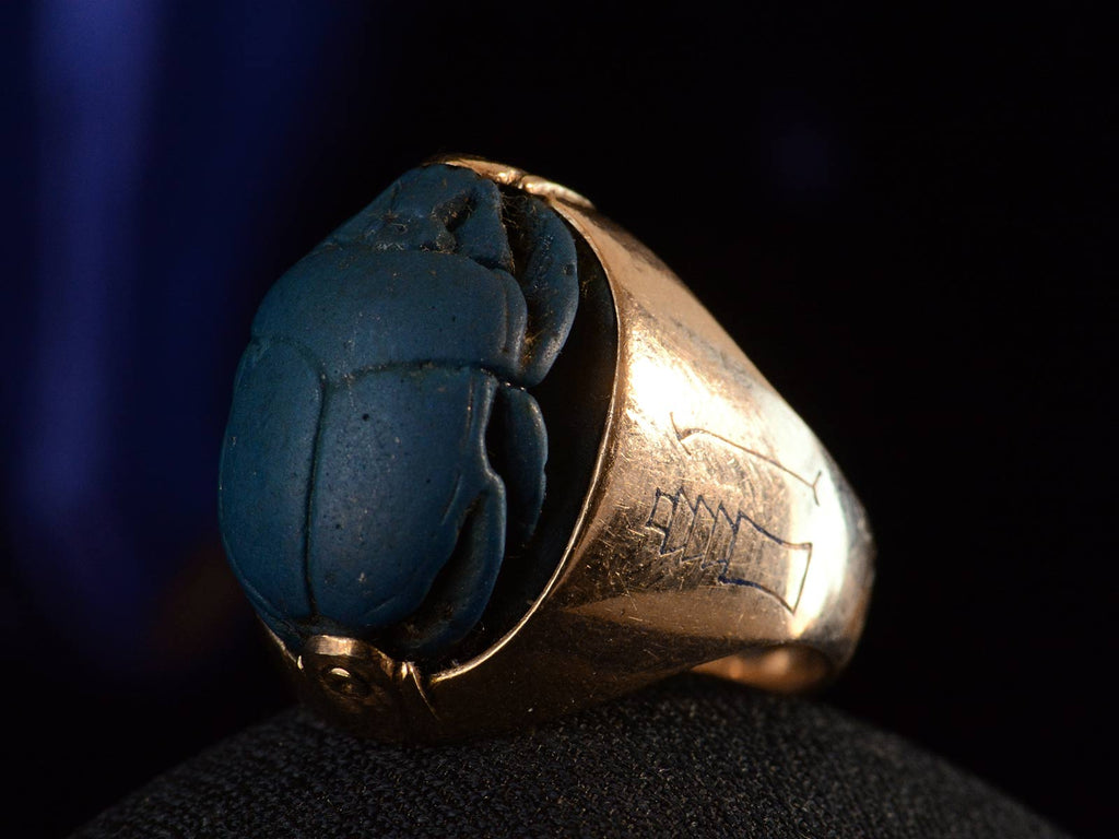 c1920 Egyptian Scarab Ring
