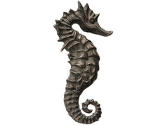 thumbnail of A c1970 Darkened Silver Seahorse Brooch on white background.