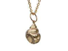 thumbnail of 1960s Gold Shell Necklace (on white background)