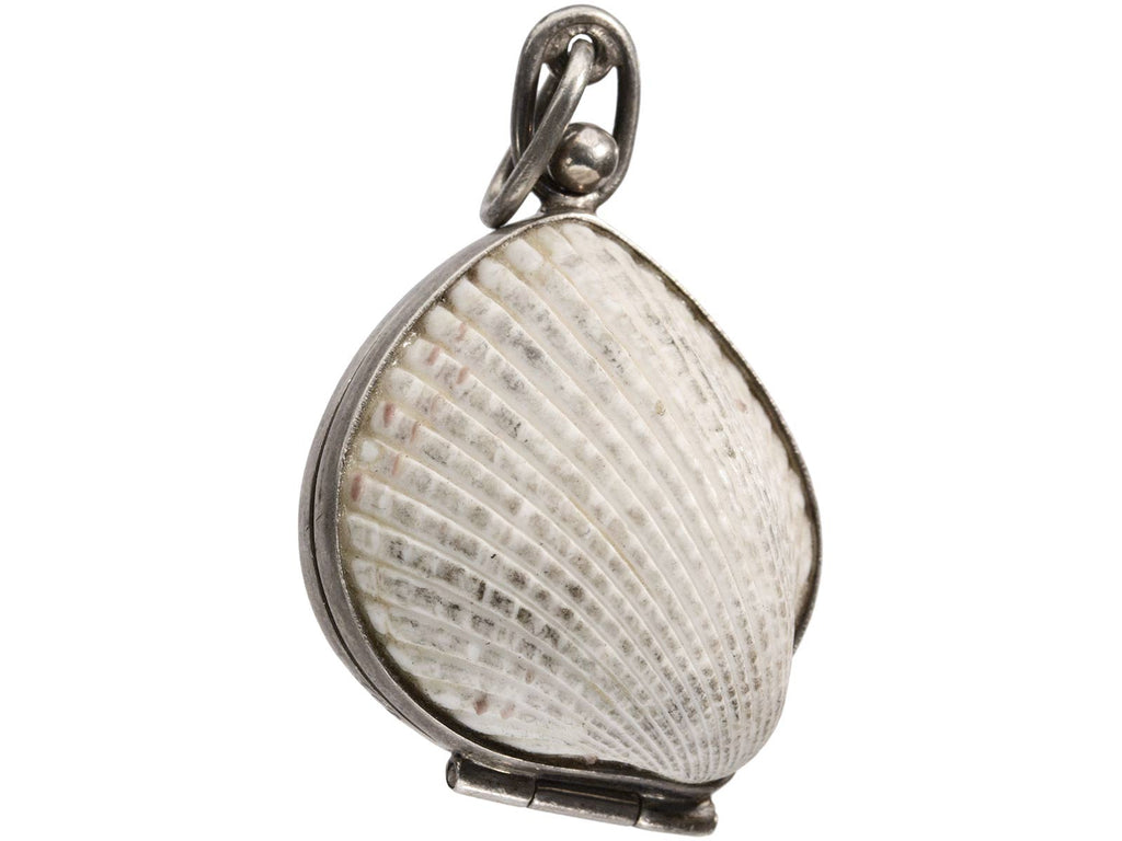 c1970 Seashell Locket (on white background)