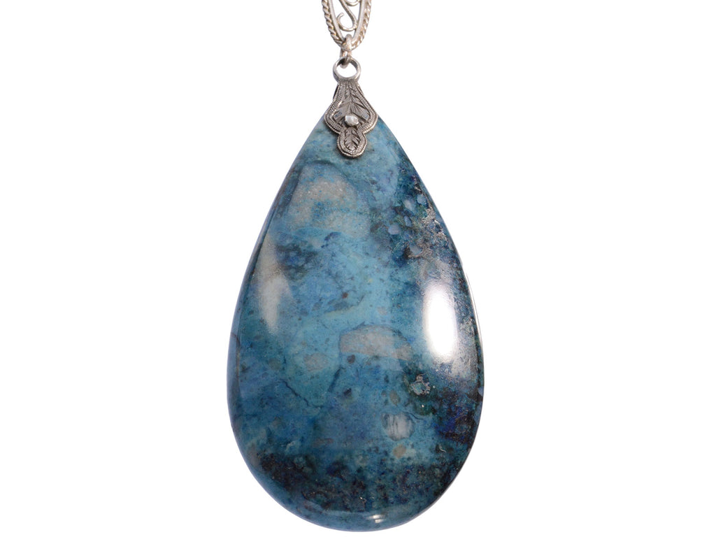 c1910 Sodalite Pendant (on white background)