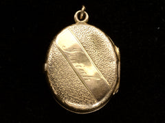 thumbnail of c1860 "Souvenir" Locket (back detail shown )