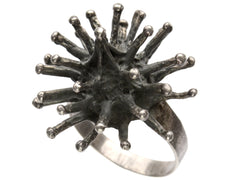 thumbnail of c1960 Silver Sputnik Ring (on white background)