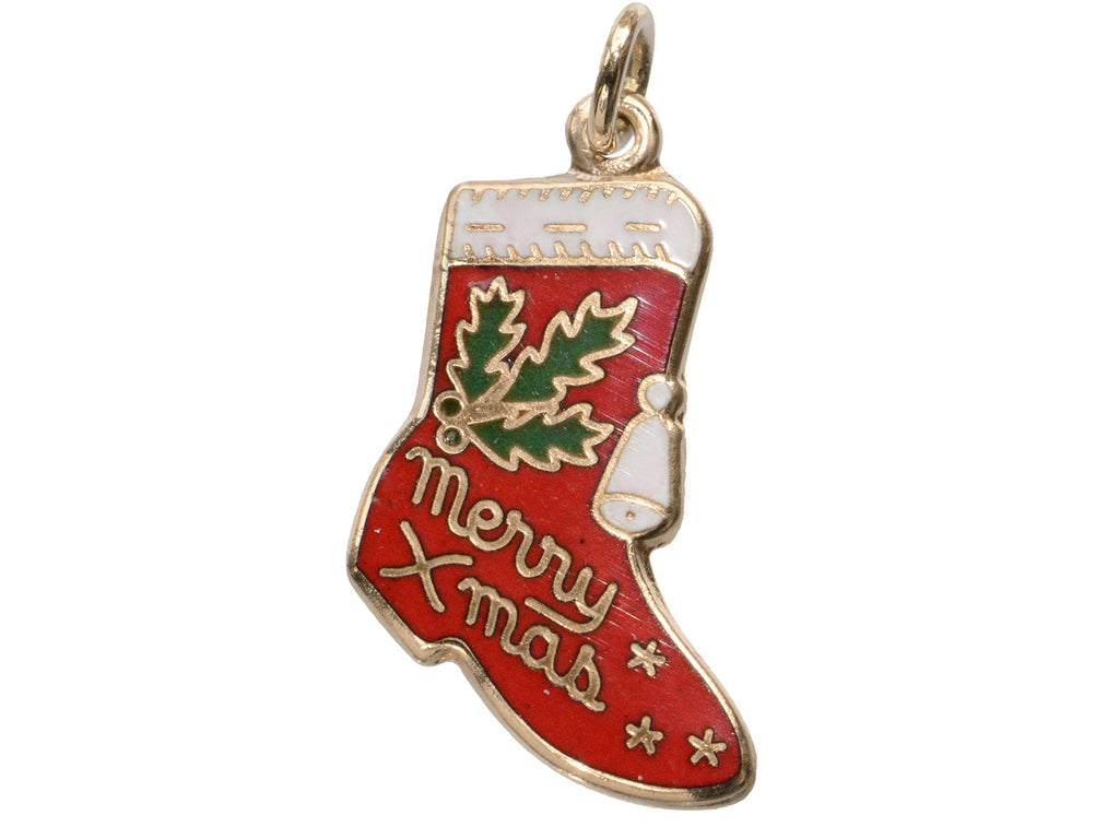 1973 Christmas Stocking (on white background)