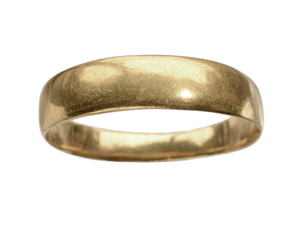 1878 Tapered 22K Band (on white background)
