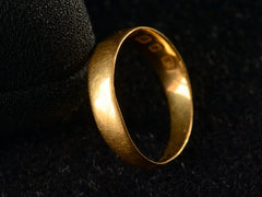 thumbnail of 1878 Tapered 22K Band (side view)