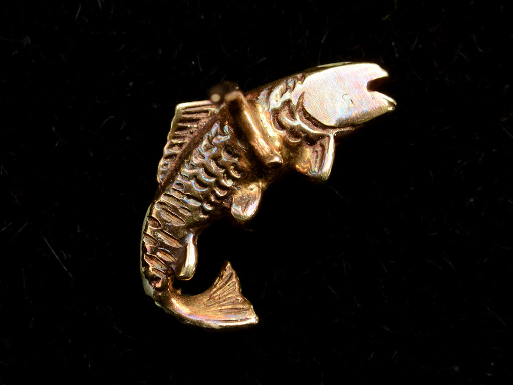 c1940 Tiffany Enamel Fish (backside)