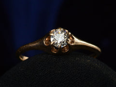 c1890 0.35ct Victorian Ring (detail)