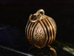 thumbnail of c1890 Victorian Ball Pendant (side view)