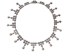 c1880 Victorian Silver Necklace