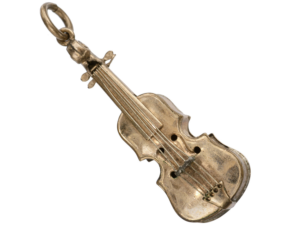 c1900 Violin Pendant (on white background)