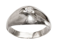 thumbnail of c1950 Diamond Stirrup Ring(on white background)