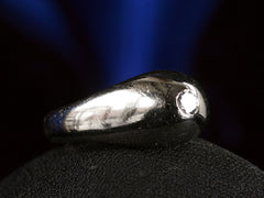thumbnail of c1950 Diamond Stirrup Ring (right side view)