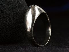 thumbnail of c1950 Diamond Stirrup Ring (side profile view)
