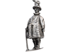 thumbnail of c1960 Silver Beefeater Charm (on white background)