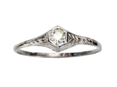 1920s Deco 0.10ct Ring (on white background)