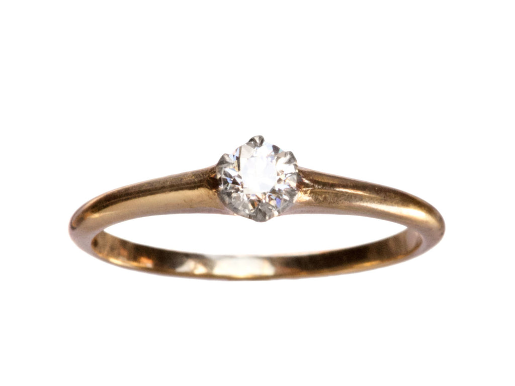 1900s 0.20ct Diamond Ring (on white background)
