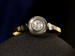 c1915 0.20ct Bezel Ring